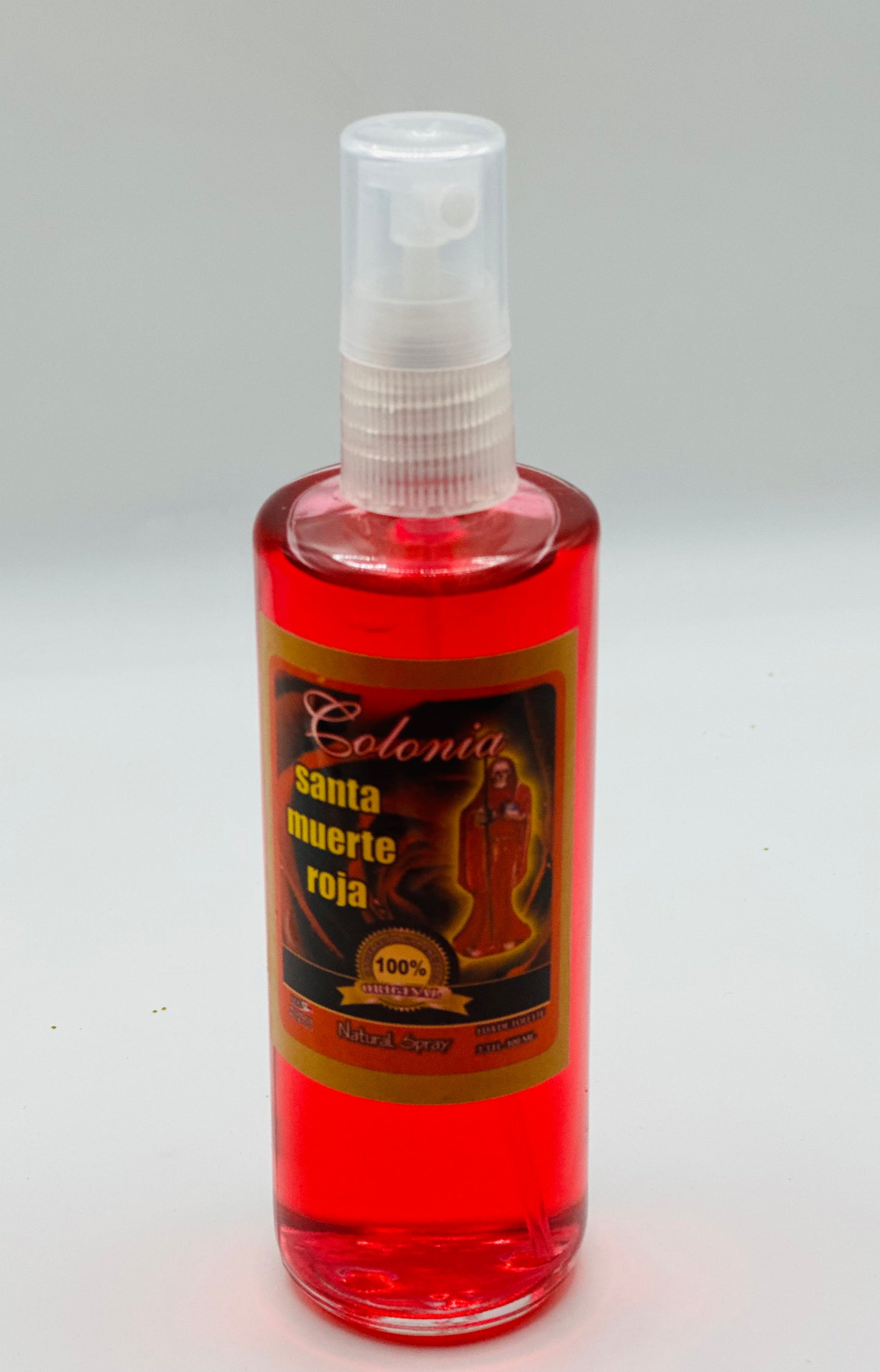 Santa muerte roja spray