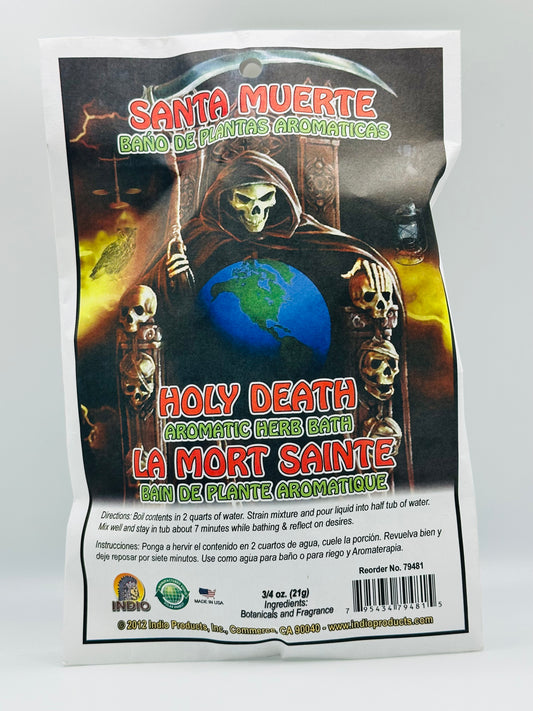 Santa muerte herbal bath