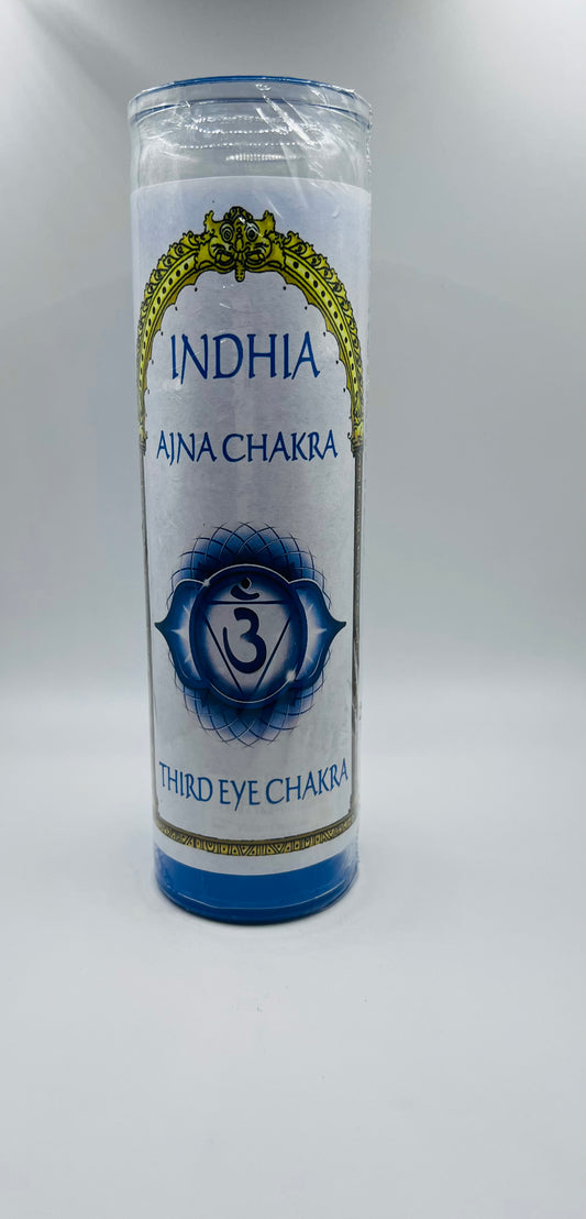 Third eye chakra candle