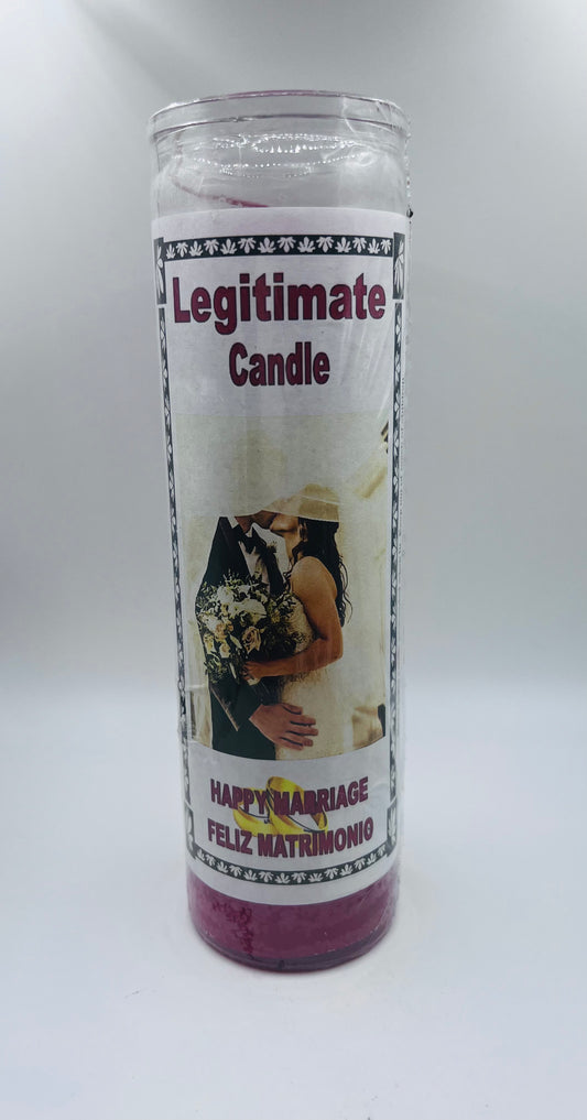 Happy marriage candle