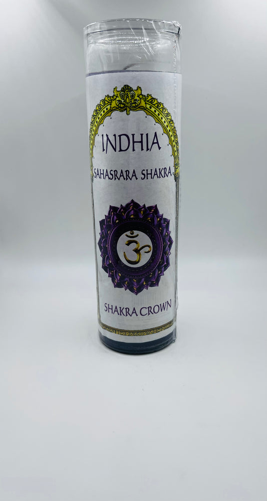 crown chakra candle